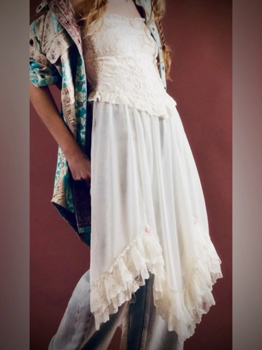 NWT!!! Free People Jocelyn Maxi Tunic Top